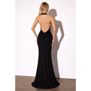 VIXEN LONG DRESS - BLACK