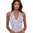 CALLISTA TOP - PASTEL BABY BLUE