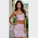 LEANN TWO PIECE SET IN CHROME